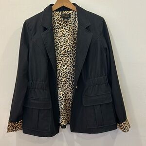 IMAN Womens One Button Jacket Open Front Lightweight Blazer, size XL